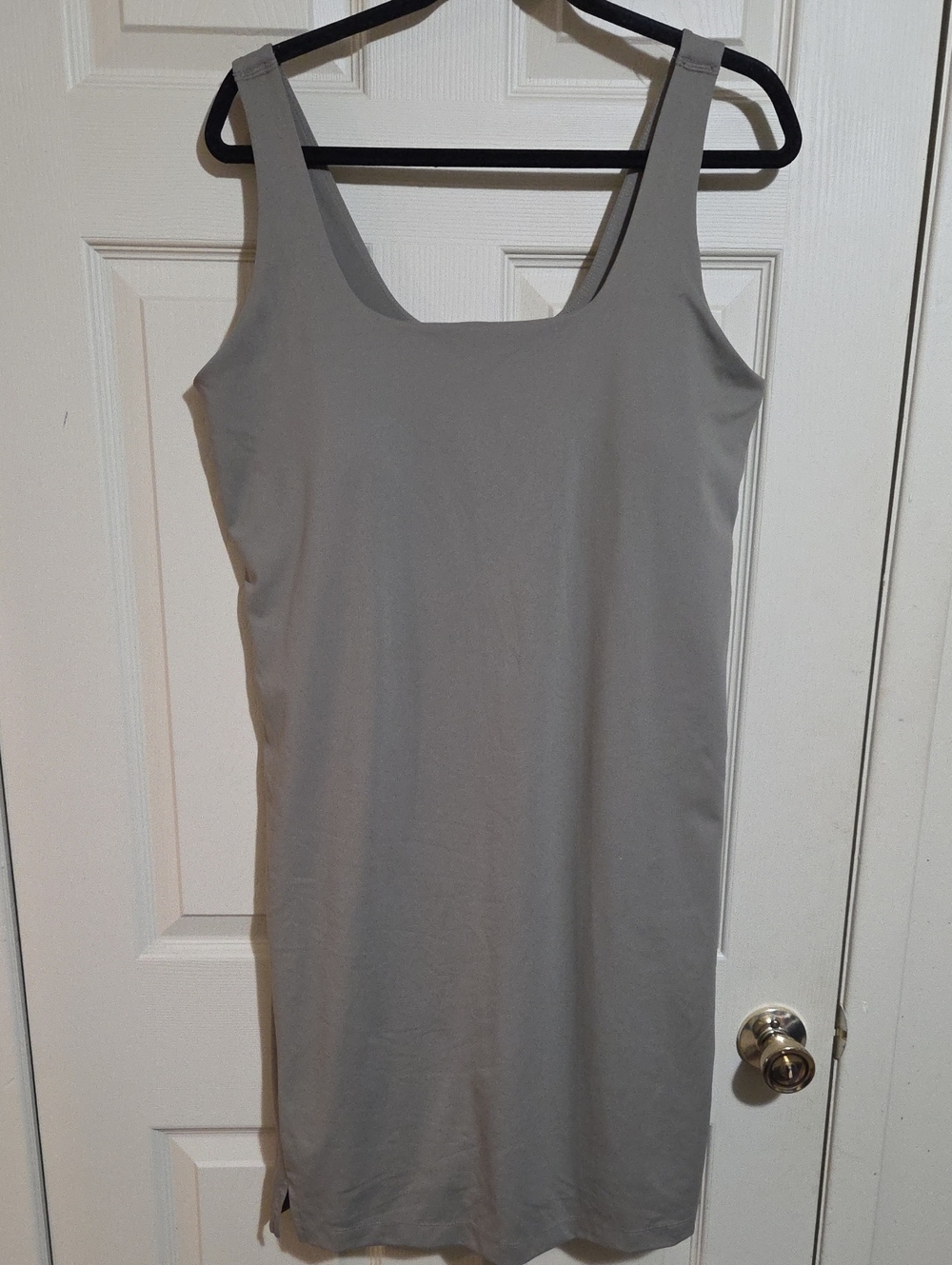 Old Navy Olive Green Active Midi Tank Dress W/ Built In Shorts